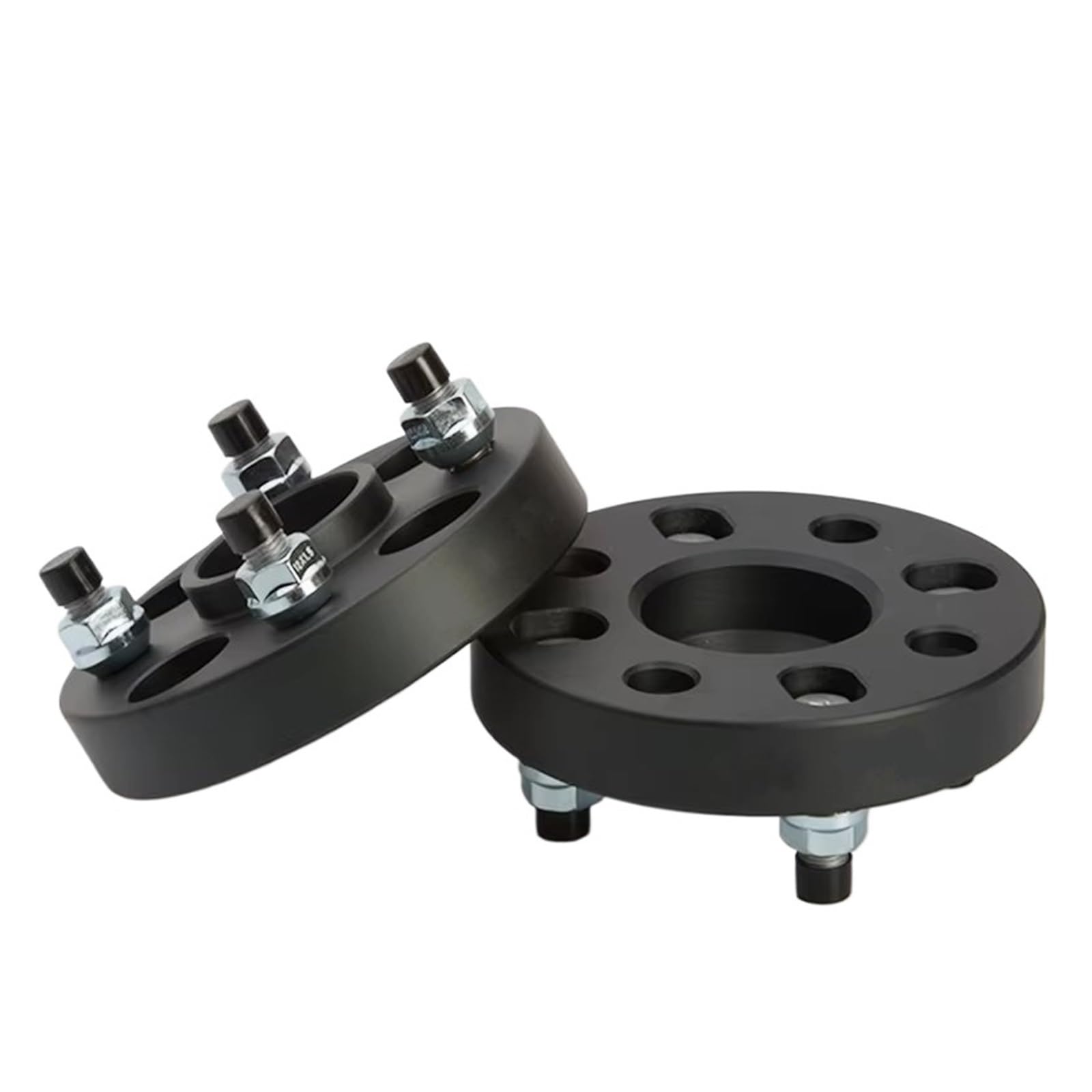 Spurverbreiterungen Für Fit Für Jazz 2 Stück PCD 4x100 ID = OD = 56,1mm Auto Aluminium Rad Spacer Adapter 15/20/25/30mm Spurverbreiterung(2pieces 15mm black) von Ropaix