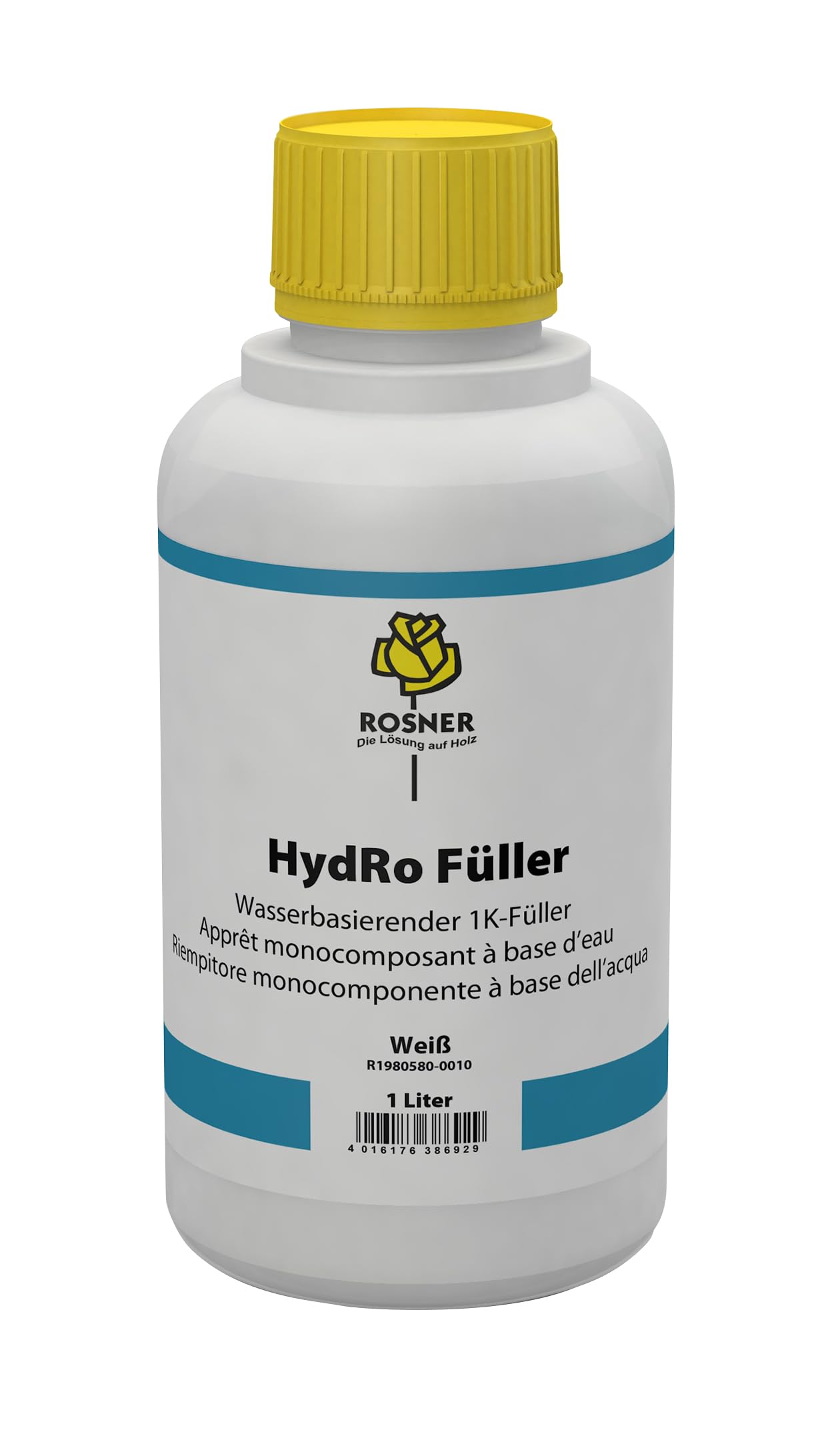 Rosner Hydro Füller 1K/2K,1L,weiß,Füller,Holzgrundierung von Rosner