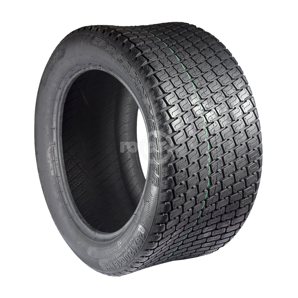 26 x 12.00-16 OTR Lawnmaster Reifen, 4-lagig, schlauchlos, ersetzt Kubota K3441-17310 von Rotary