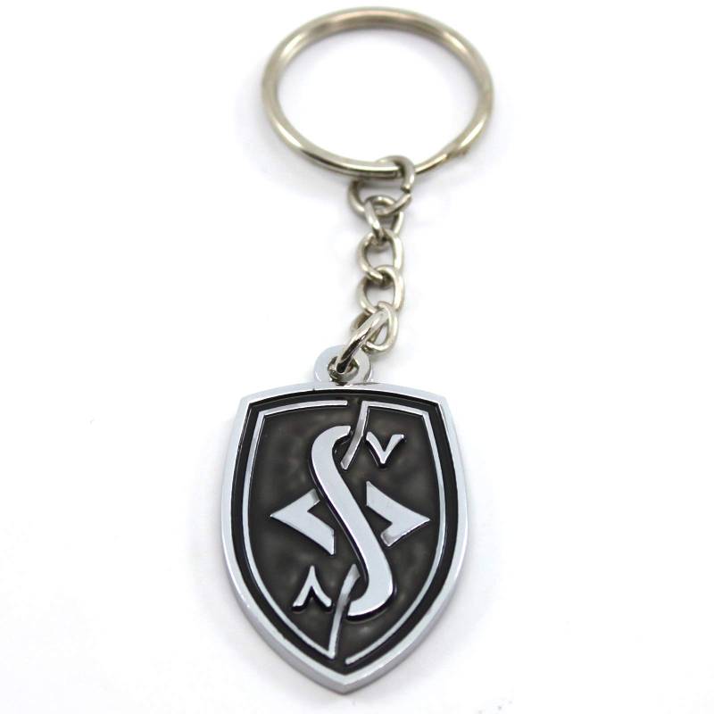 Rotary13B1 Silvia Logo - Keychain - Black by von Rotary13B1