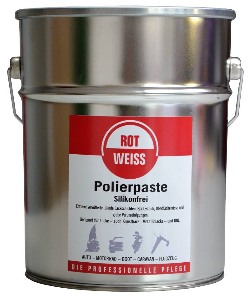 ROTWEISS 1200 Polierpaste 6 kg Eimer von ROT WEISS