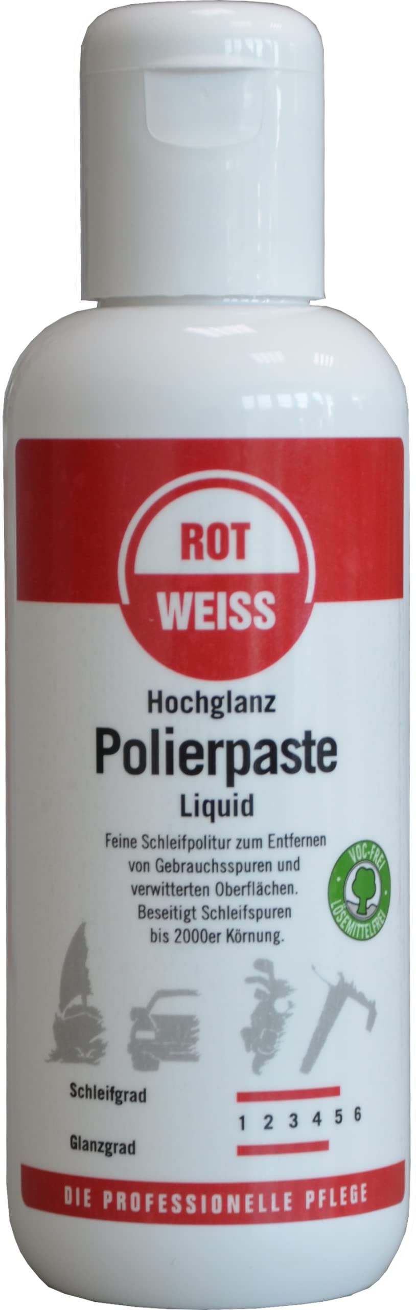 ROTWEISS 1025 Hochglanz Polierpaste liquid 250 ml von ROT WEISS