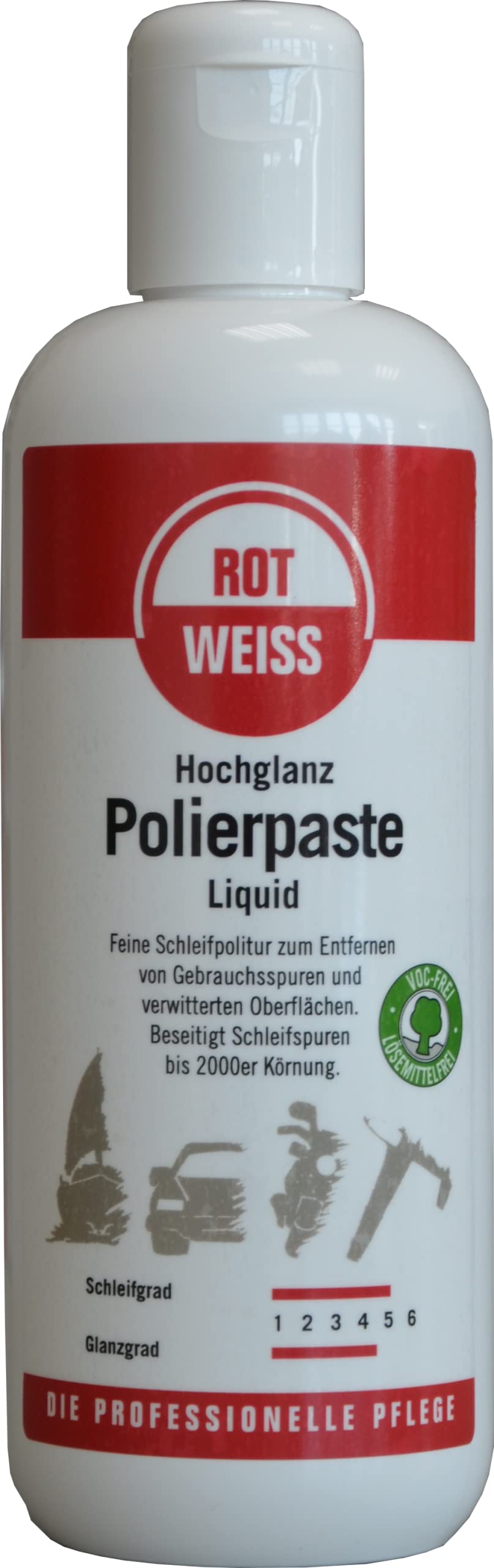 ROTWEISS 1050 Hochglanz Polierpaste liquid 500 ml von ROT WEISS