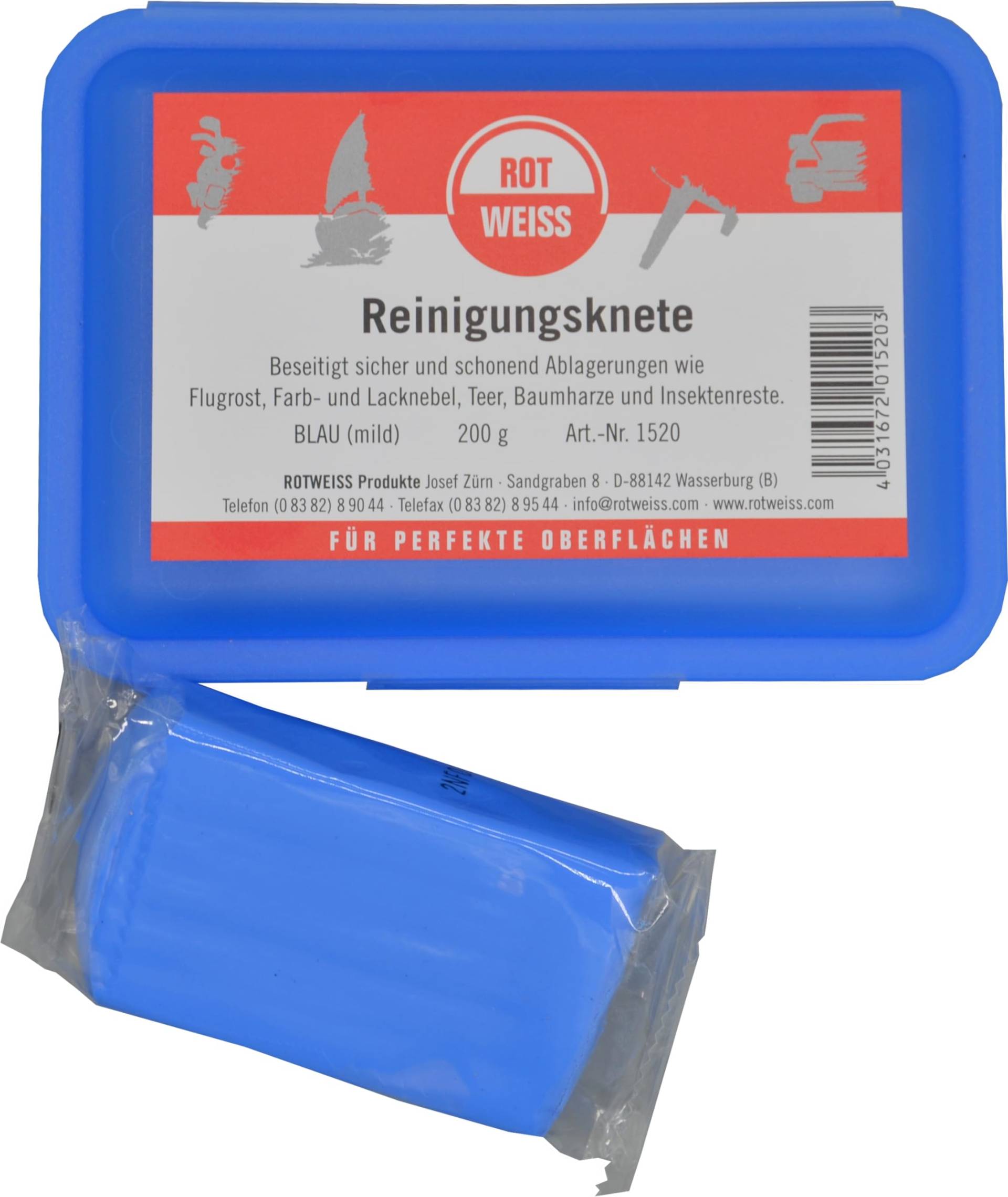 ROTWEISS 1520 Reinigungsknete 200 g von ROT WEISS