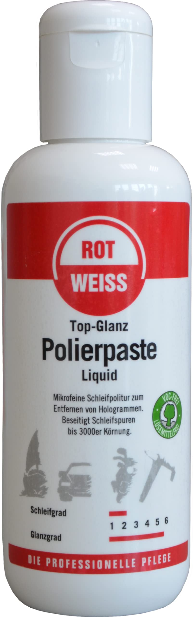 ROTWEISS 1552 Top-Glanz Polierpaste liquid 250 ml von ROT WEISS