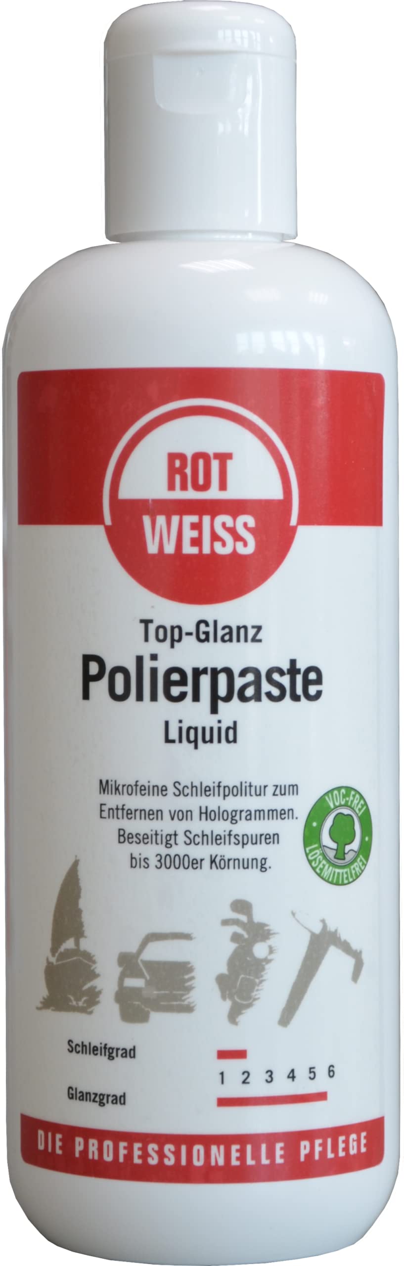 ROTWEISS 1555 Top-Glanz Polierpaste liquid 500 ml von ROT WEISS