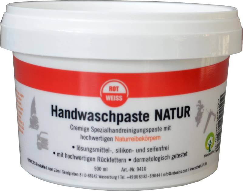 ROTWEISS 9410 Handwaschpaste NATUR 500 ml von ROT WEISS