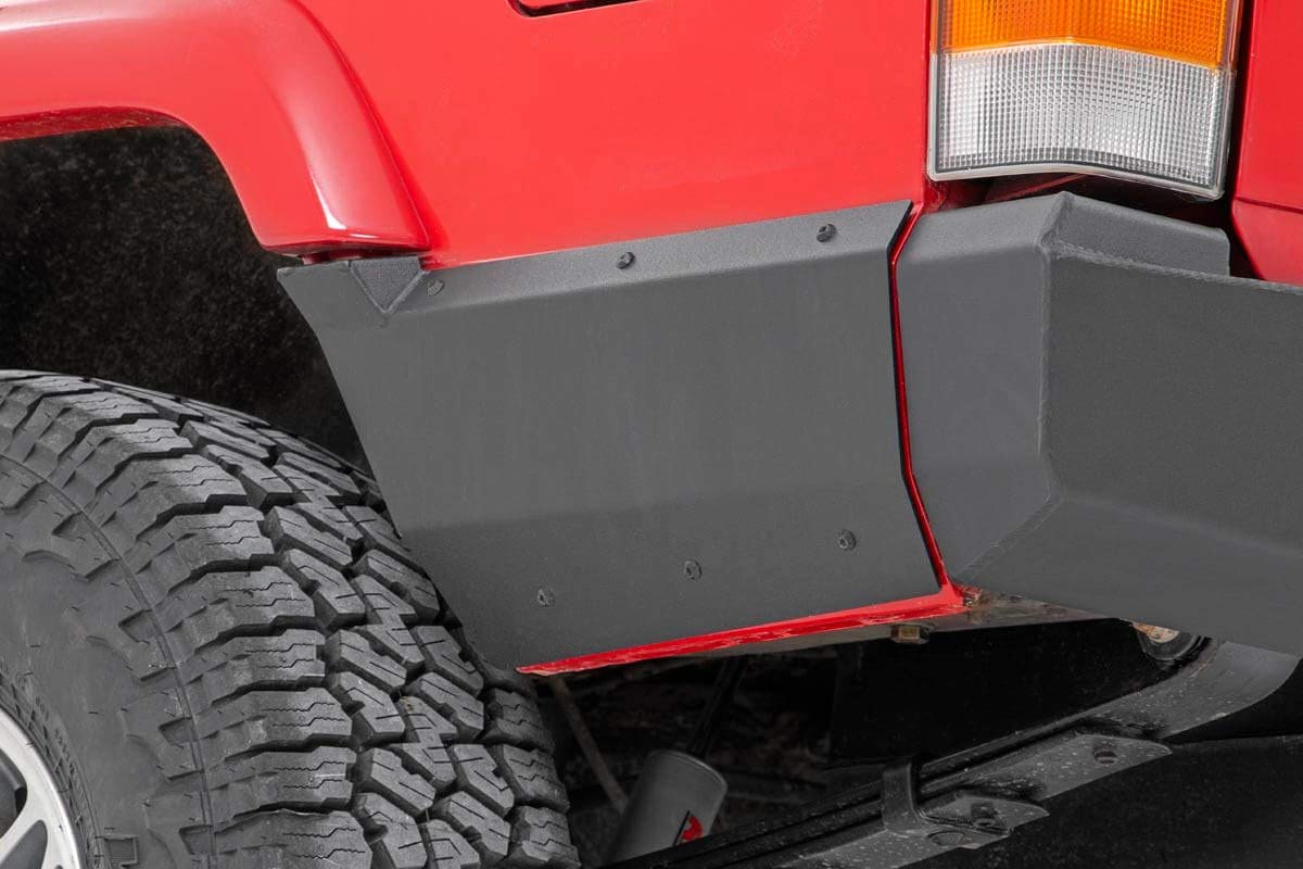 Rough Country Hintere untere Quarter Panel Armor für 97-01 Jeep Cherokee XJ – 10571 von Rough Country