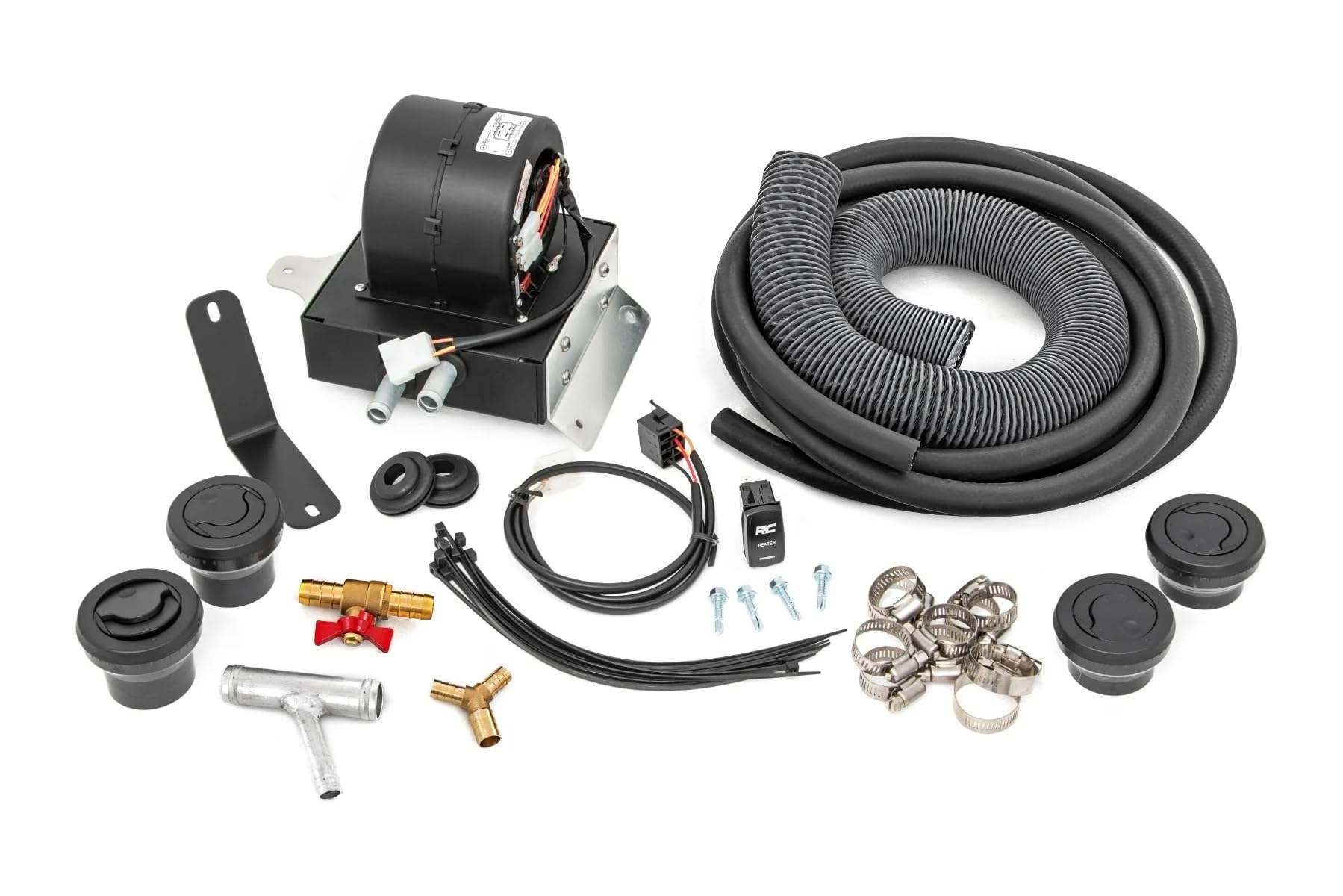 Rough Country Kabinenheizung für Polaris RZR XP 1000 (2014–2023) – 12 V UTV-Heizsystem, schnelles Aufwärmen und Auftauen der Kabine von Rough Country