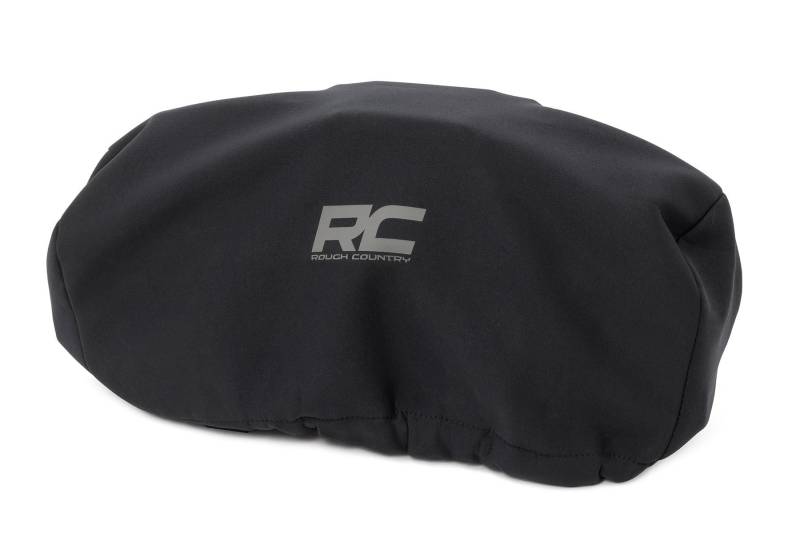 Rough Country RS106A Universal-Windenabdeckung, Logo, Schwarz von Rough Country