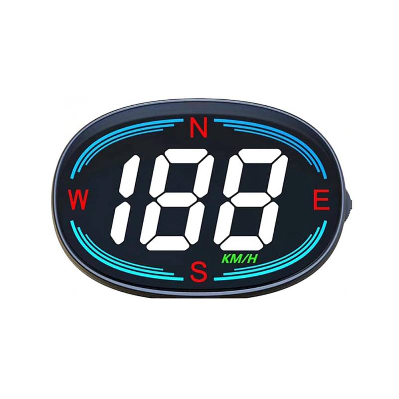 Roxvue H2 Auto Digital Tacho GPS HUD Heads Up Display für Alle Autos LKWs Motorräder KM/H Geschwindigkeitsmesser Auto von Roxvue