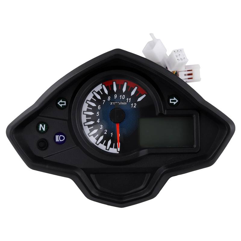 Roxvue Multifunktionale Techometer Instrumente Indikatoren Motorrad Digital Panel Kilometerzähler für Italika 250z von Roxvue