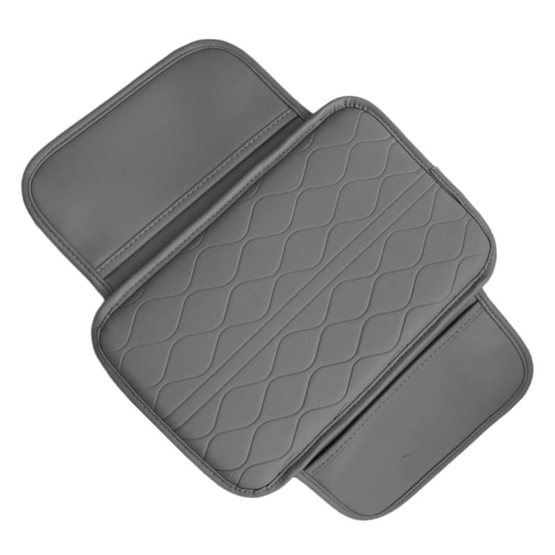 32x22x1.5cm Car Armrest Cover with Storage Pockets, PU Leather Armrest Cover, Center Console Protector, Anti Scratch Armrest Cover, Anti Slip Car Armrest Mat, Standard Armrest Box Mat for Car von Rqrdww