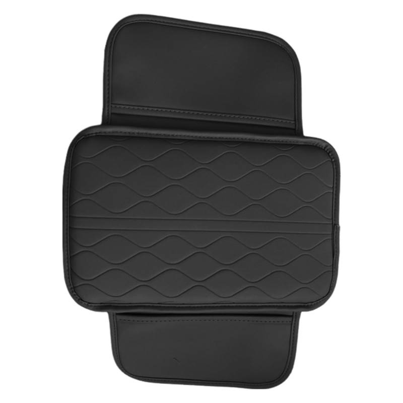 32x22x1.5cm Car Armrest Cover with Storage Pockets, PU Leather Armrest Cover, Center Console Protector, Anti Scratch Armrest Cover, Anti Slip Car Armrest Mat, Standard Armrest Box Mat for Car von Rqrdww