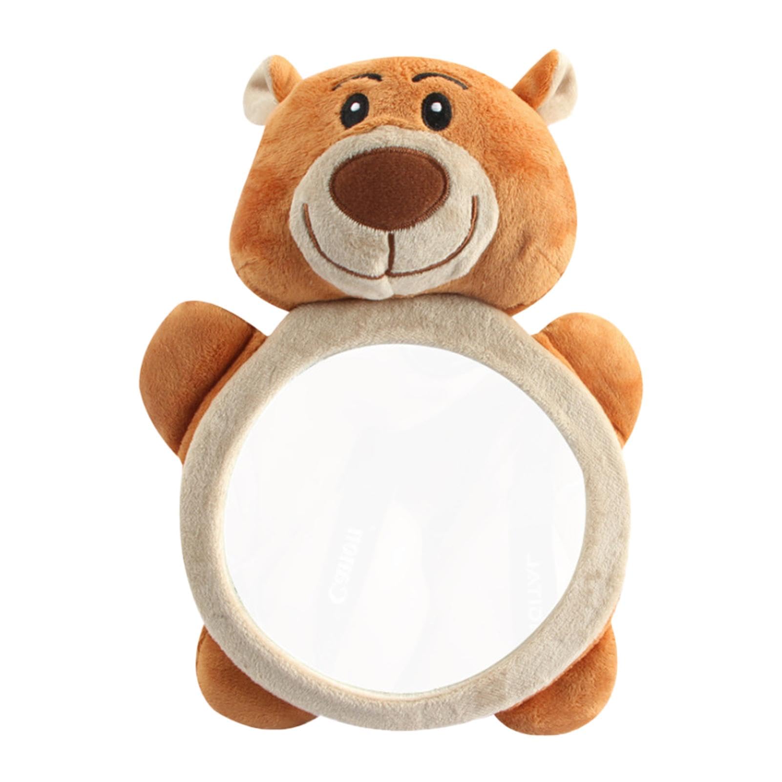 Cute Cartoon Soft Toy, Cartoon Bear Rearview Toy, Plush Car Safety Toy, Shatterproof Baby Toy, Soft Plush Rearview Toy, Car Monitor Toy, Baby Rearview Accessory von Rqrdww