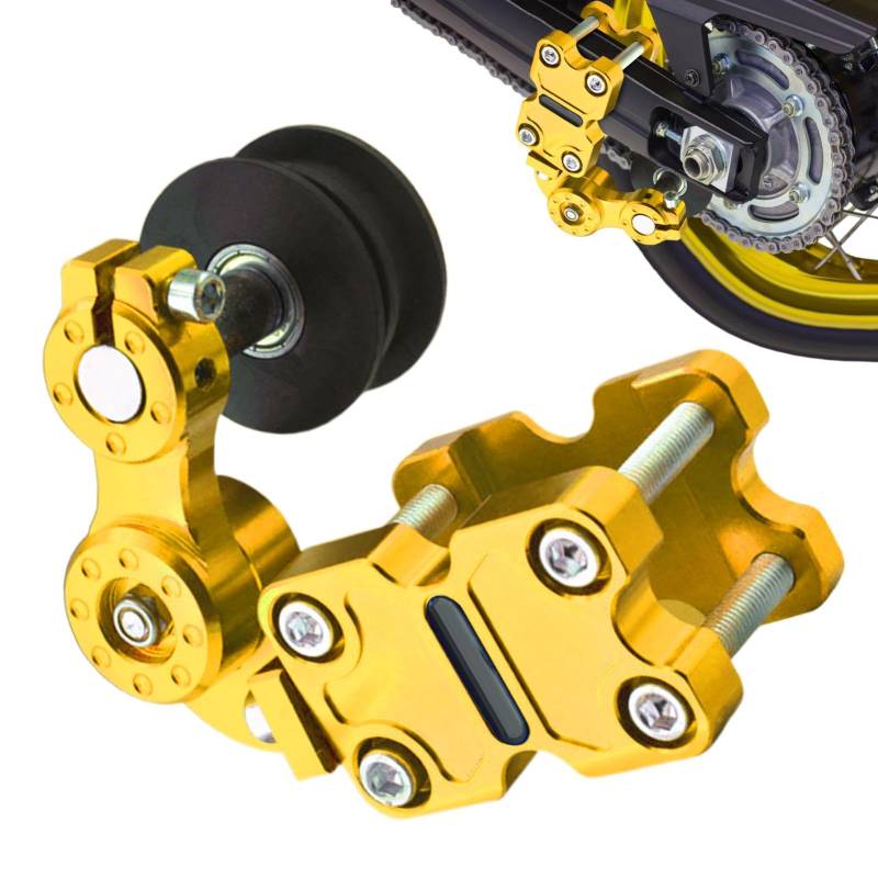 Motorrad Kettenspanner Automatischer Kettenspanner Motorrad Spannführung Radfahren Kettenspanner Werkzeug ATV Kettenspanner Motorrad Wartungswerkzeug Kettenverstellgerät von Rqrdww