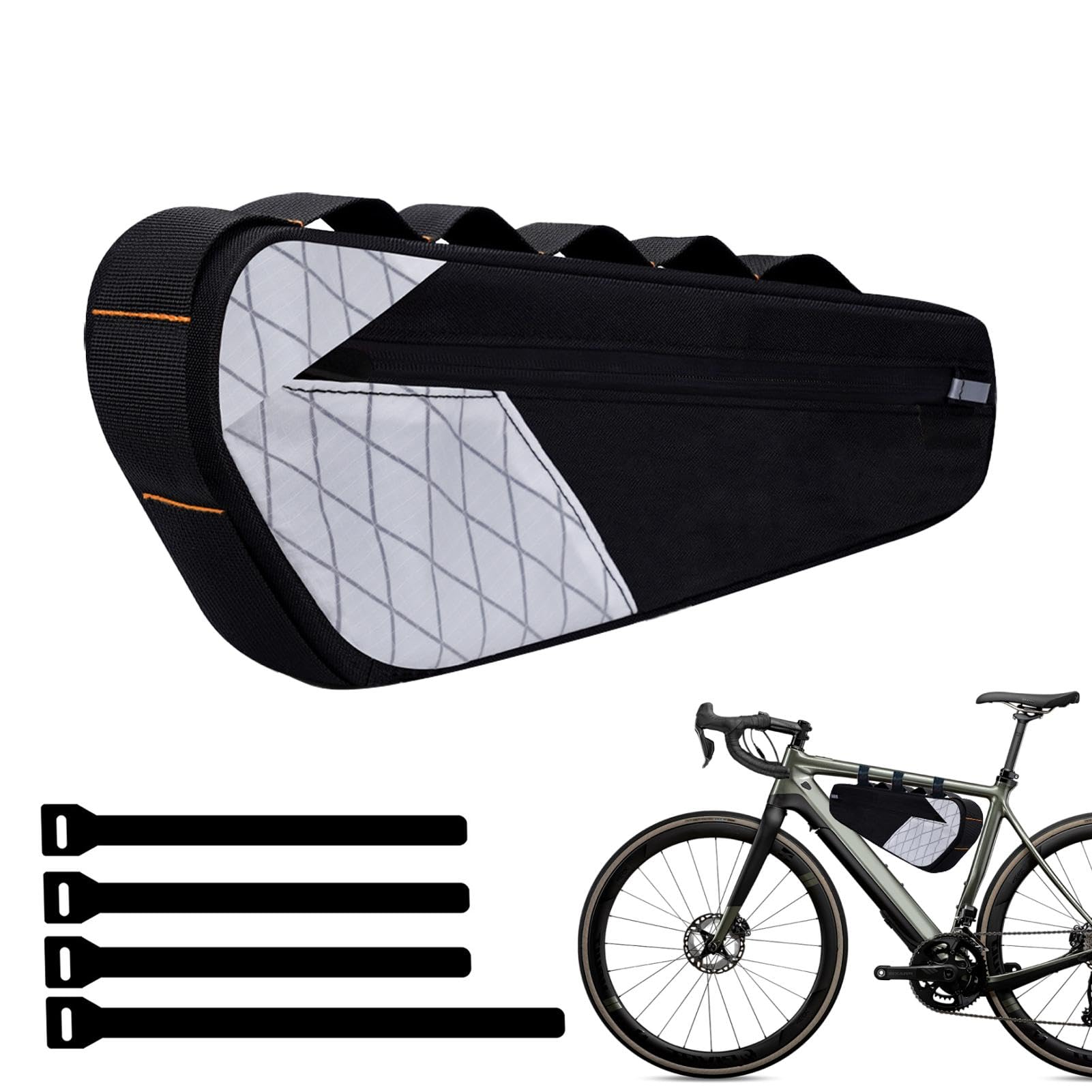 Waterproof Frame Bag, Top Tube Bag, Pouch for Repair Tools, Accessories Frame Bag, Cycling Waterproof Pouch, Frame Bag for Tools, Storage Tube Bag, Repair Tools von Rqrdww