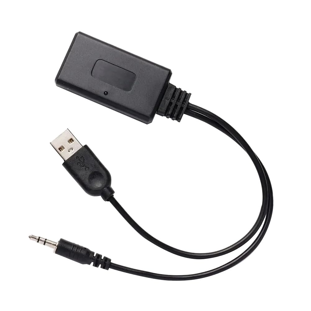 Rtppyakk Universal-Bluetooth-Radio-Kabel-Adapter, Universal-Aux-Bluetooth-Musik-Audio-Receiver, Auto-Ladegerät-Adapter von Rtppyakk