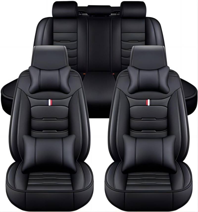 Ruby66 Auto Sitzbezüge Sets für Audi Q2 Q3 8U Q5 8R Q7 4L Q7 4M Q8 1995-2023 2024, Bequem Wasserdicht rutschfest Sitzschoner, Airbag Kompatibel, Leicht zu Reinigen, Auto Zubehör,A von Ruby66