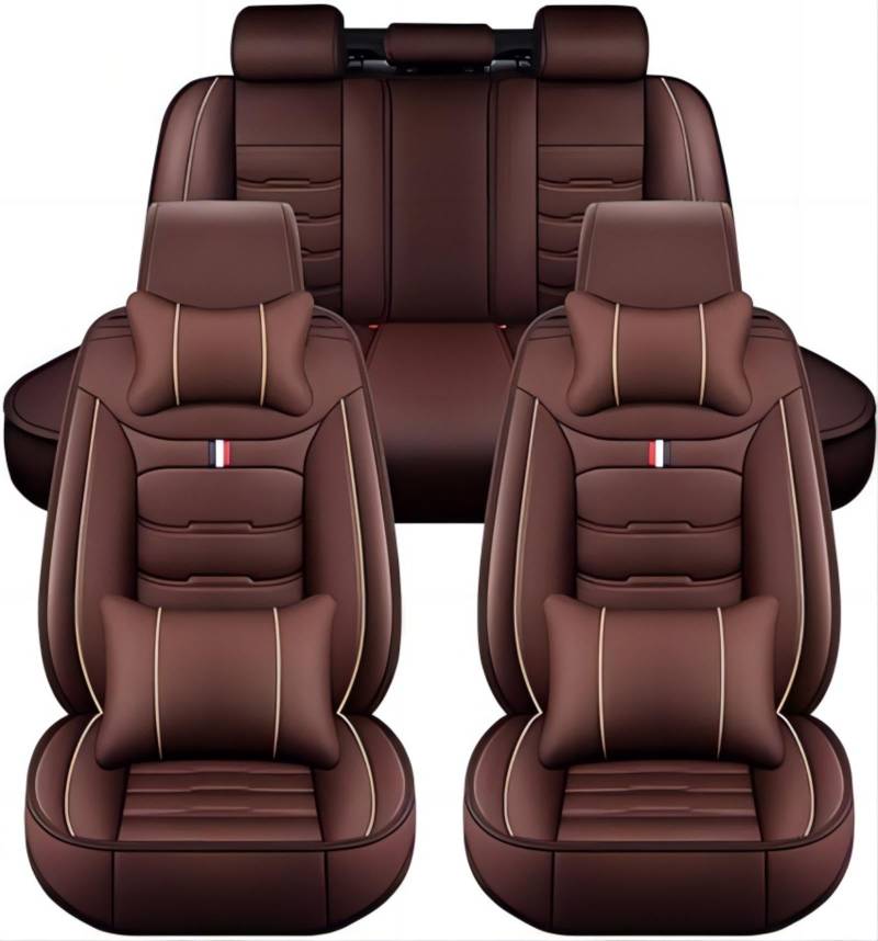 Ruby66 Auto Sitzbezüge Sets für BMW E46 E90 3 Series E21 E30 E36 E91 E92 E93 3 Touring 2000-2024, Bequem Wasserdicht rutschfest Sitzschoner, Airbag Kompatibel, Leicht zu Reinigen, Auto Zubehör,D von Ruby66