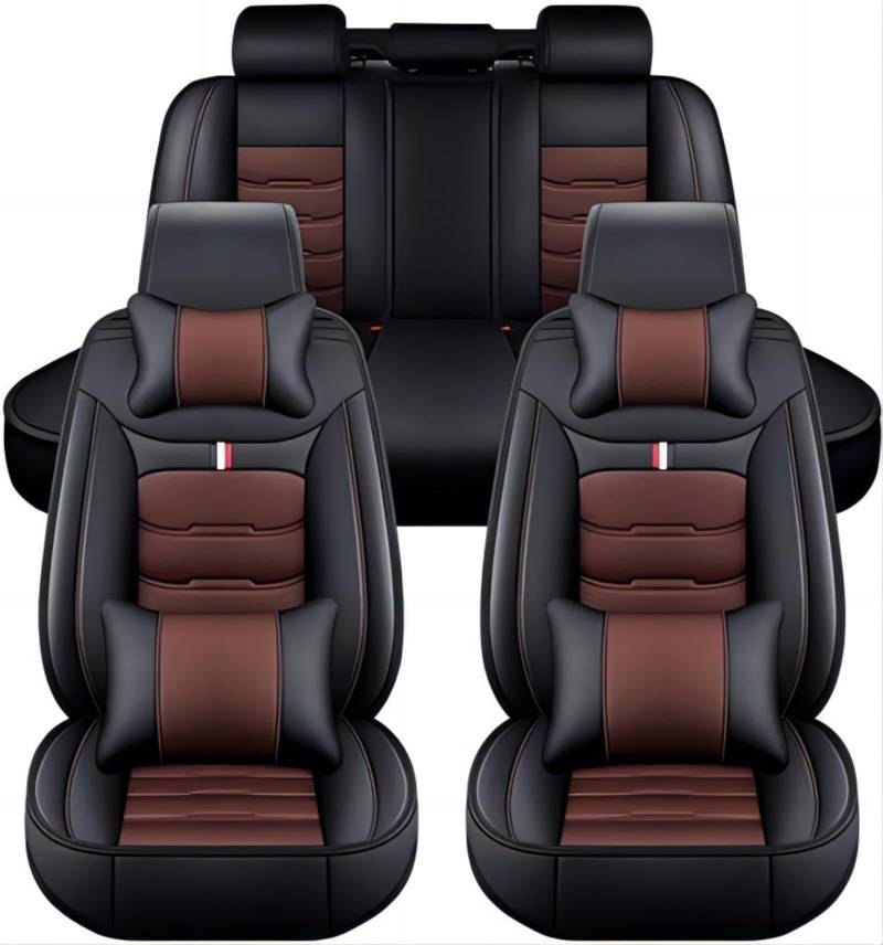 Ruby66 Auto Sitzbezüge Sets für Ford Explorer 5. Generation 2016 2017 2018, Bequem Wasserdicht rutschfest Sitzschoner, Airbag Kompatibel, Leicht zu Reinigen, Auto Zubehör,C von Ruby66