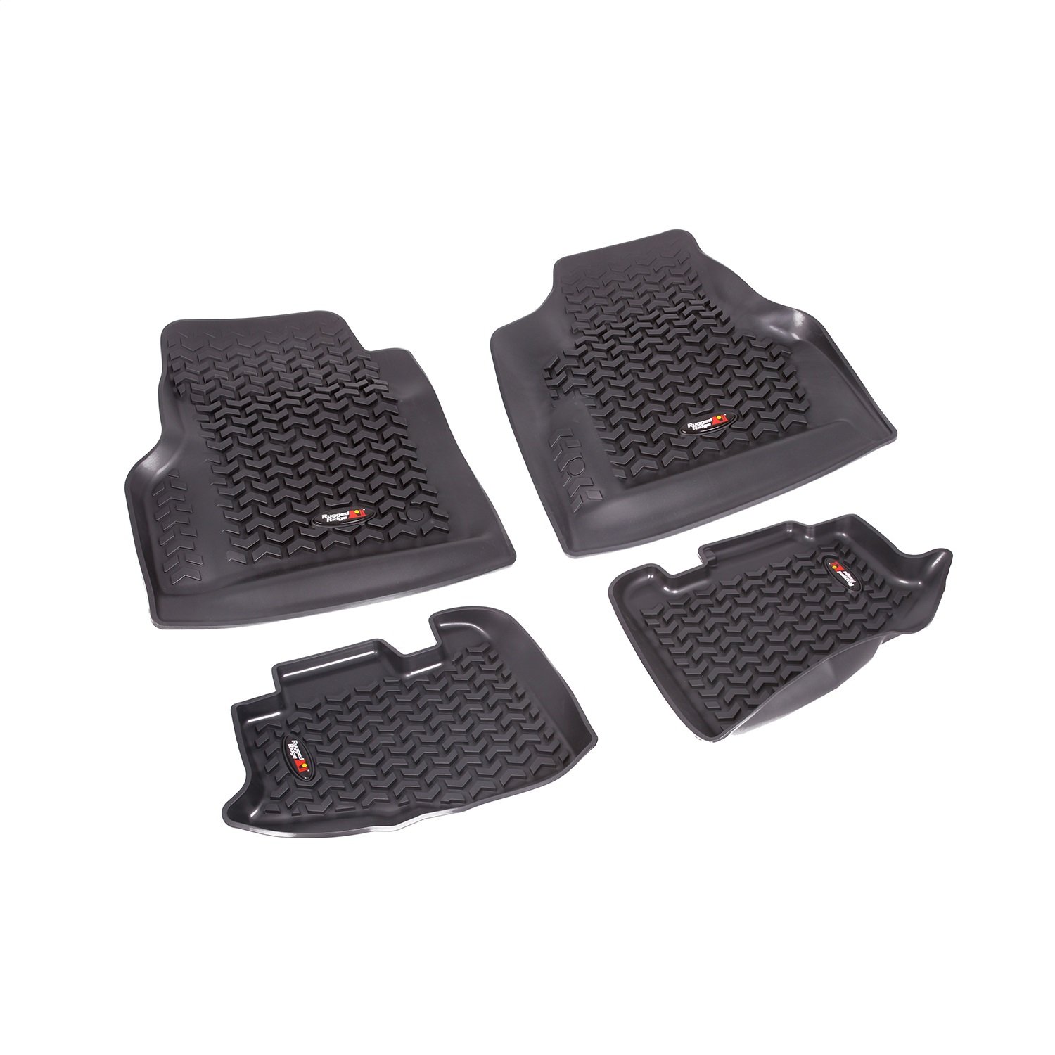 Rugged Ridge 12987.10 Bodenschutzmatte für Jeep Wrangler TJ und LJ Modelle 1997–2006, Schwarz von Rugged Ridge