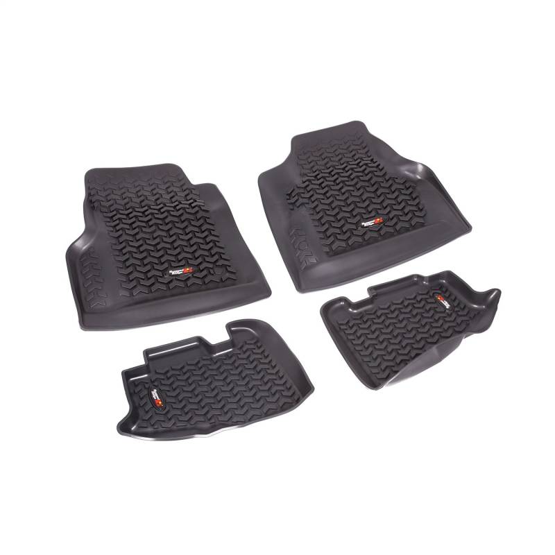 Rugged Ridge 12987.10 Bodenschutzmatte für Jeep Wrangler TJ und LJ Modelle 1997–2006, Schwarz von Rugged Ridge