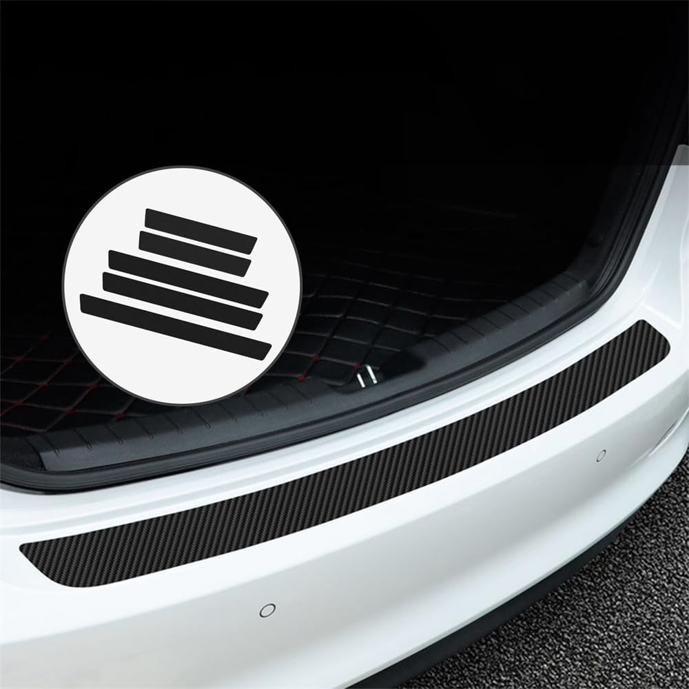 Auto Einstiegsleisten Scuff Protector für VW Golf VIII HB 2020-2024, Anti-Scratch Non-Slip Door Sill Stickers Schwellerleisten Aufkleber Kantenschutz von RuiYiL