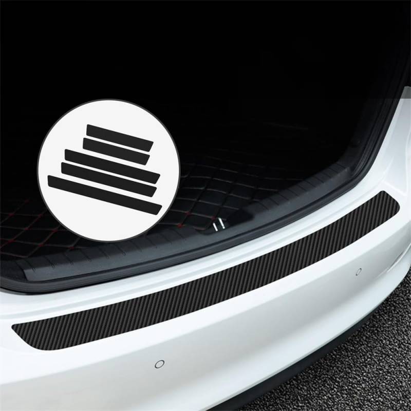 Auto Einstiegsleisten Scuff Protector für VW T-Cross SUV 2019-2024, Anti-Scratch Non-Slip Door Sill Stickers Schwellerleisten Aufkleber Kantenschutz von RuiYiL