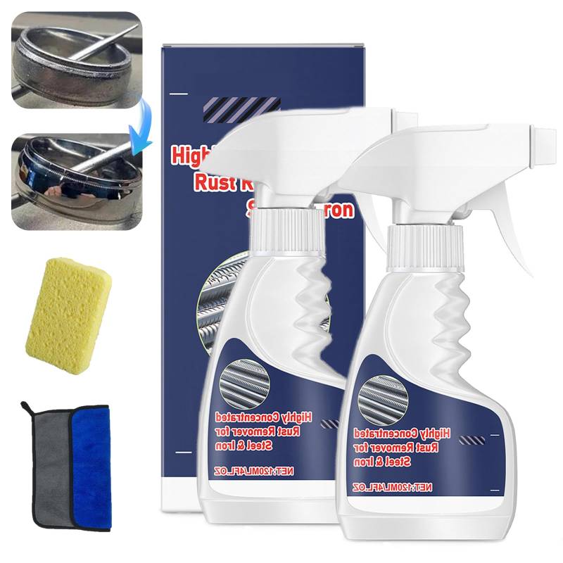 Hochleistungs RostlöSer, Effectively Removes Rust from Metal Surfaces, RostlöSer füR Stahl, Strong Rust Remover for Metal Stainless Steel, Kraftvoller RostlöSer füR Edelstahl Und Metall (2Stk) von Ruileyou