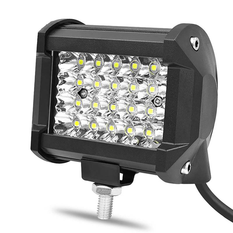 Ruiqas 1 Paar 72 W LED-Lichtleiste, Spot- und Flutlicht, Kombi-LED-Arbeitsleuchte für Off-Road, LKW, Auto, SUV von Ruiqas