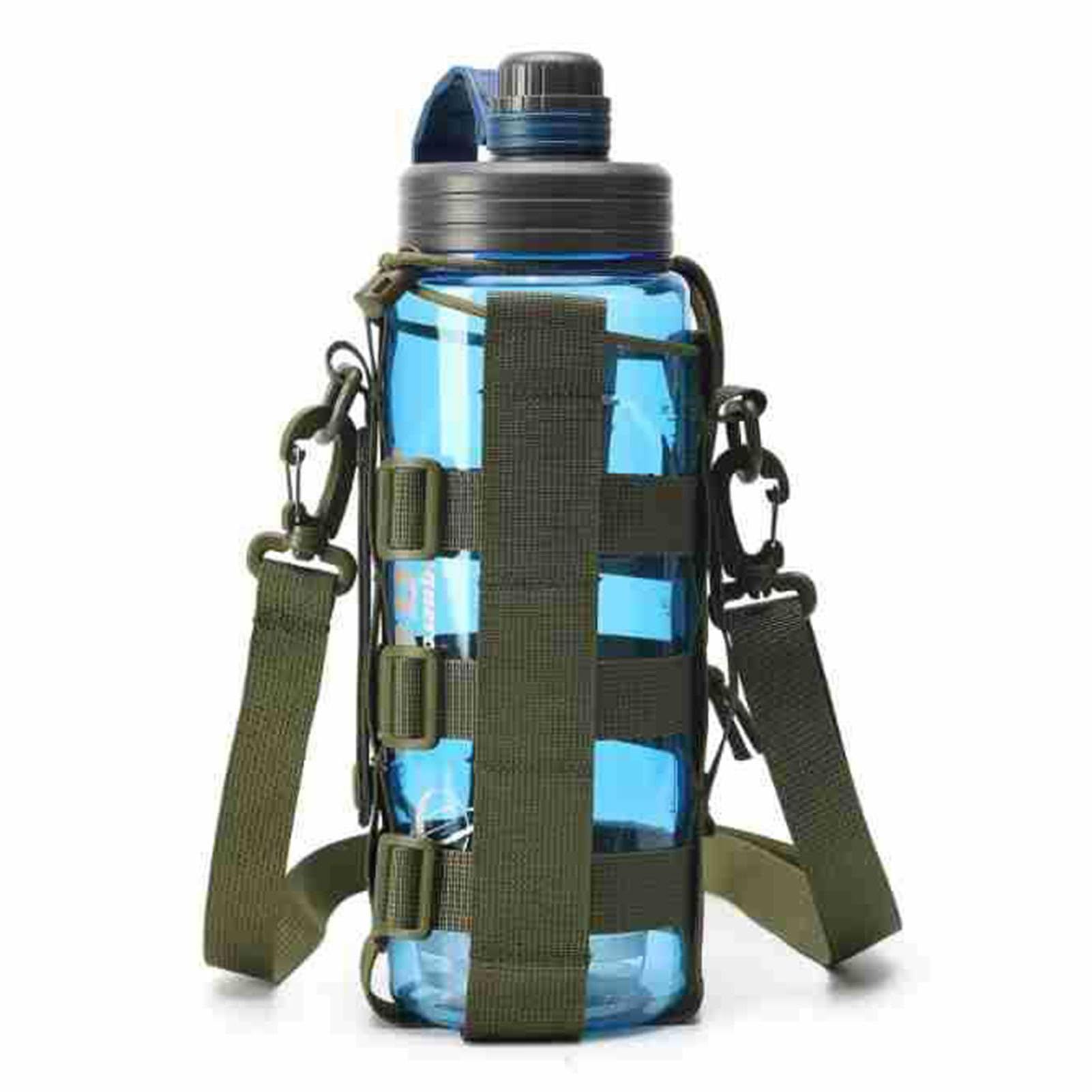 Rukjmqi Wasserflaschen-Tragetasche, Wasserflaschen-Beutel | Wasserflaschentasche mit großem Fassungsvermögen | Wasserabweisender Flaschenhalter mit verstellbarem Schultergurt zum Angeln und Reisen von Rukjmqi