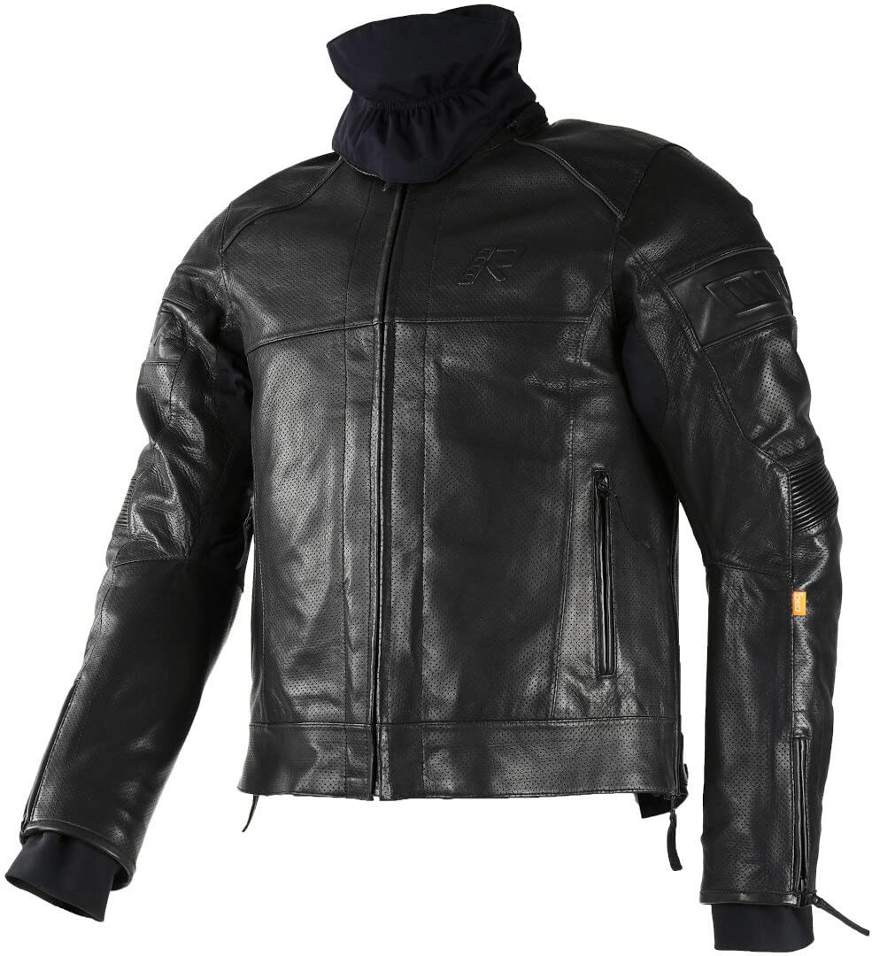 Rukka Aramen Motorrad Lederjacke (Black,56) von Rukka