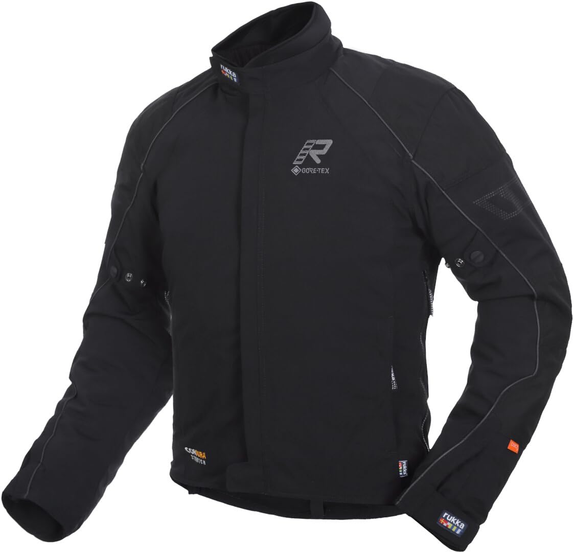 Rukka Comfo-R GTX Motorrad Textiljacke (Black,52) von Rukka