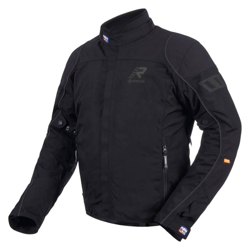 Rukka Gore-Tex Motorradjacke TRAVE-R Cordura Allwetterjacke CE AA mit D3O Air XTR Protektoren und Thermofutter, schwarz, 64 von Rukka