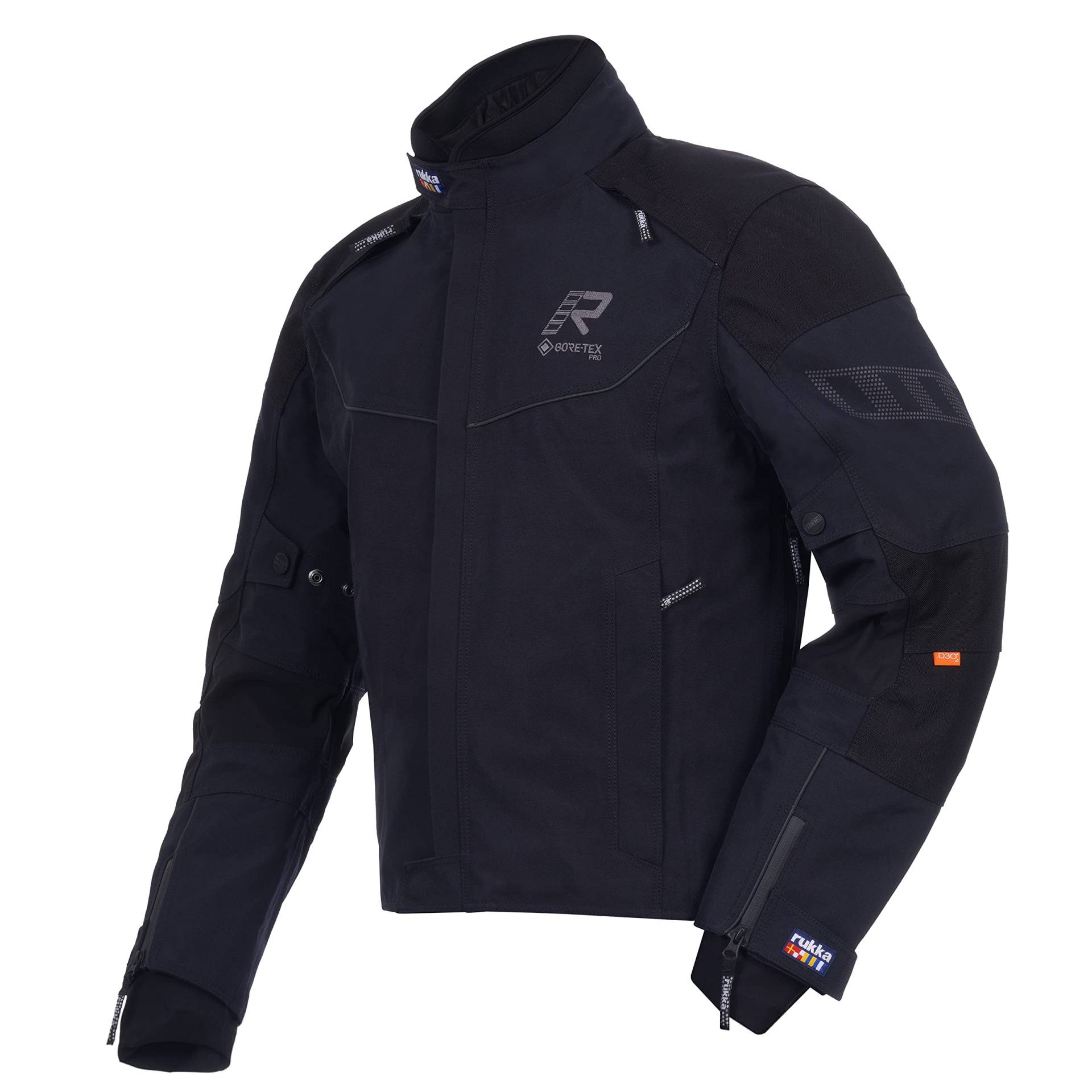 Rukka Gore-Tex PRO Motorradjacke ARMAGATE 3-Lagen-Laminat wasserdicht mit D3O Air XTR Protektoren CE AA, 48 von Rukka