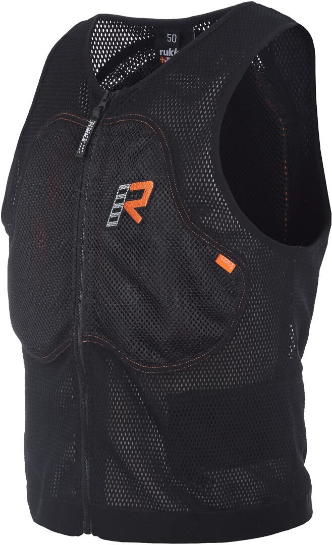 Rukka Kastor AFT Protektorenweste (Black/Light Brown,XL) von Rukka