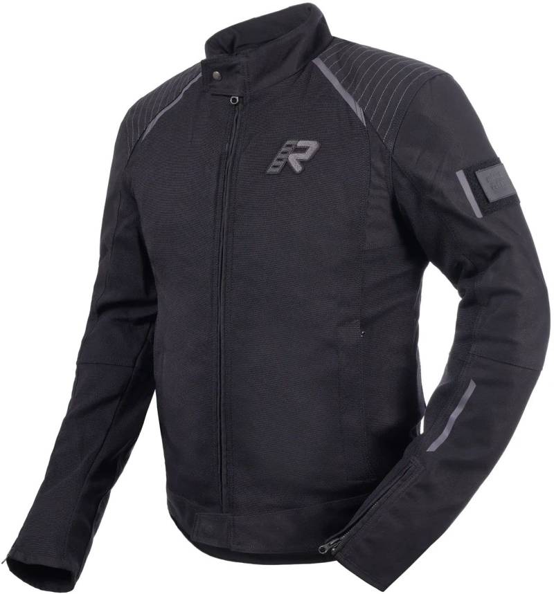 Rukka Motorradjacke CITYRACE-R schwarz elastisch extrem dehnbar Cordura Stretch Mesh mit D3O Ghost Protektoren CE A, 60 von Rukka