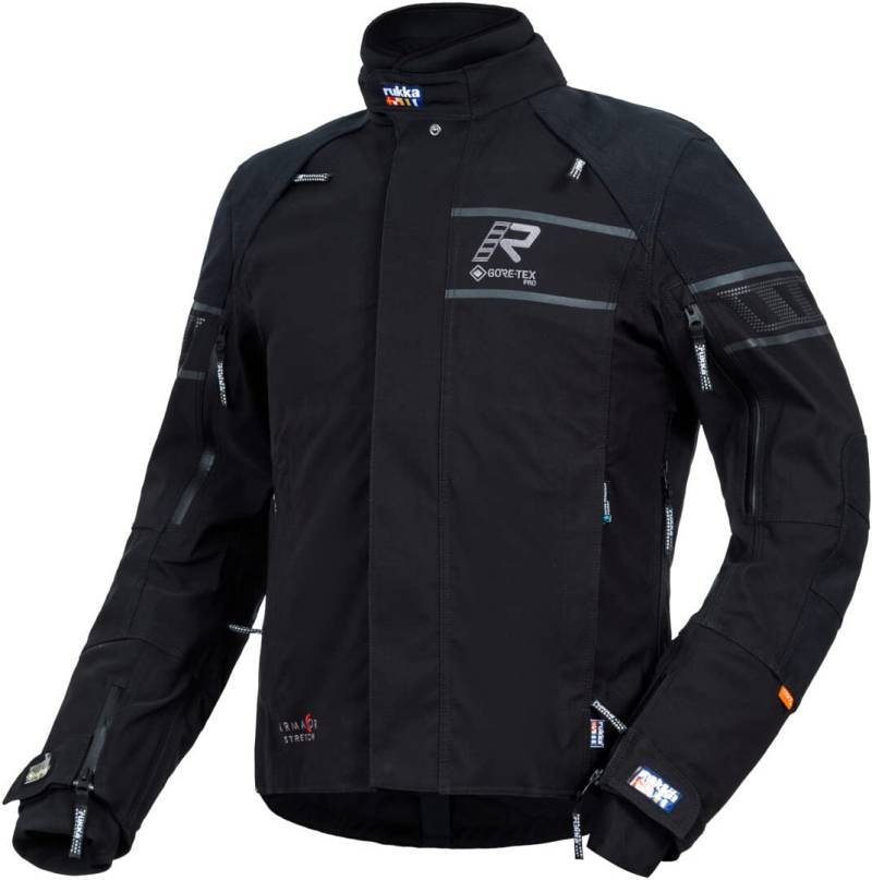 Rukka Raptor-R Motorrad Textiljacke (Black/Silver,52) von Rukka