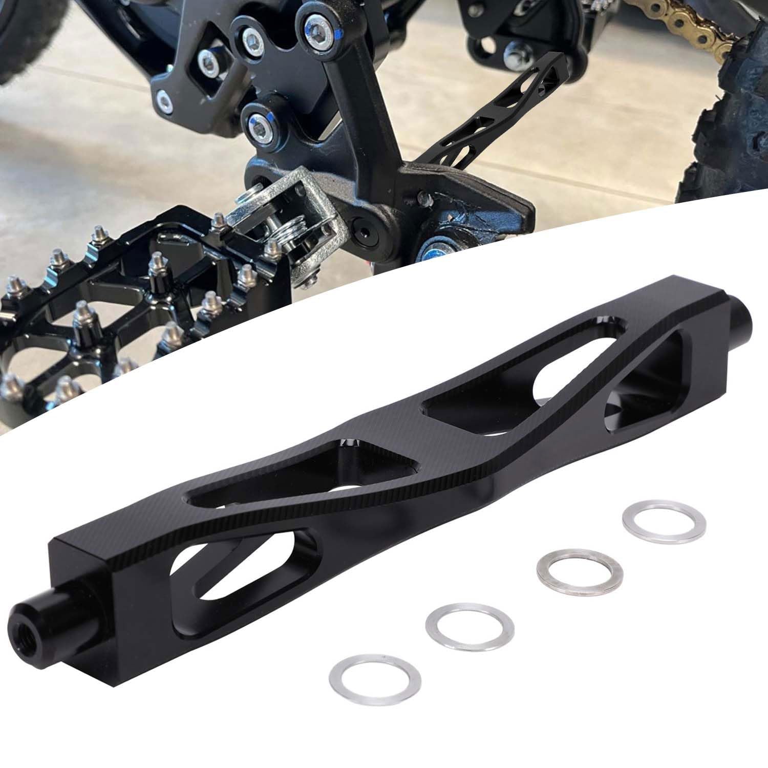 Fußrastenhalterung für Sur Ron,Langlebig CNC Aluminium Verstärkte Hebelauflage für Sur-Ron X/S LBX Segway X160 X260-Schwarz Third Generation von Runfarr