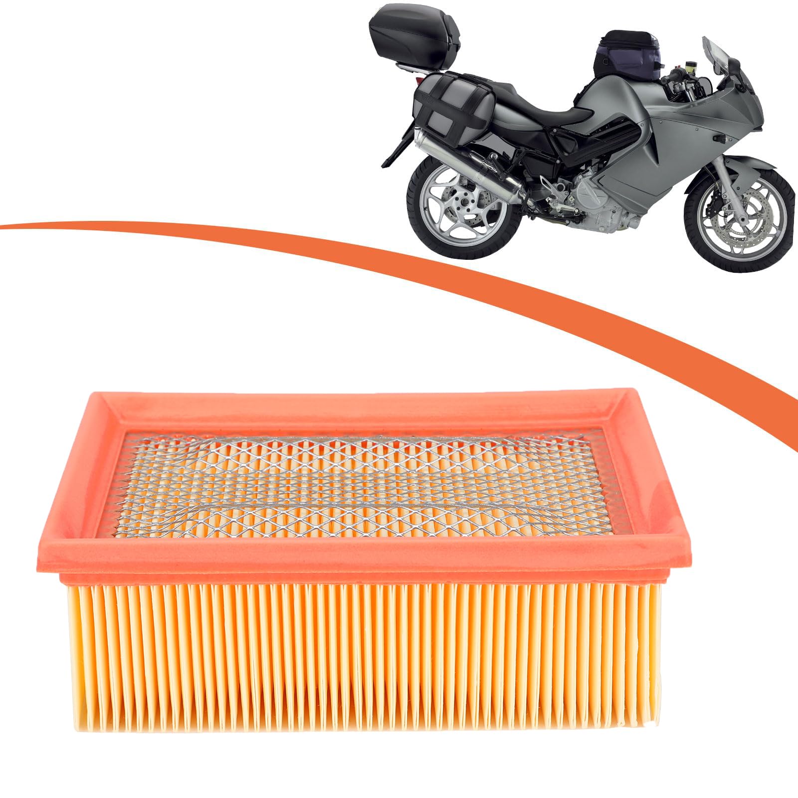 Motorrad Luftfilter Ansaugluftfilter Motorrad Ansaugluftfilter Kit für F800ST F800GS F800R F800S F800GT F650GS F700GS von Runfarr