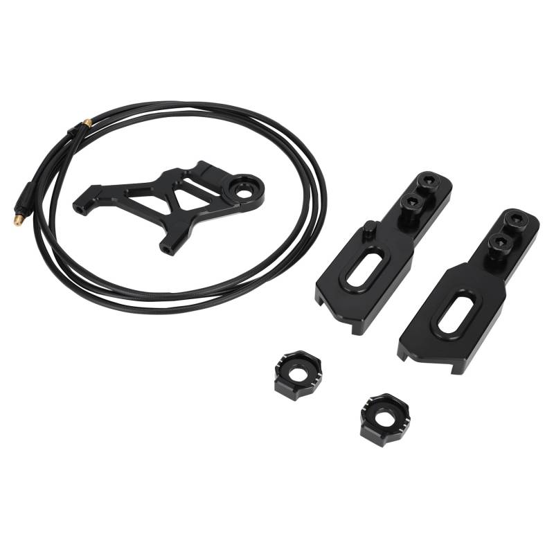 Motorrad Verstellbare Schwinge,Verstellbare Schwinge Verlängerung Bremsleitung Swing Arm Extensions für Sur Ron Light Bee S/X X160 X260 von Runfarr