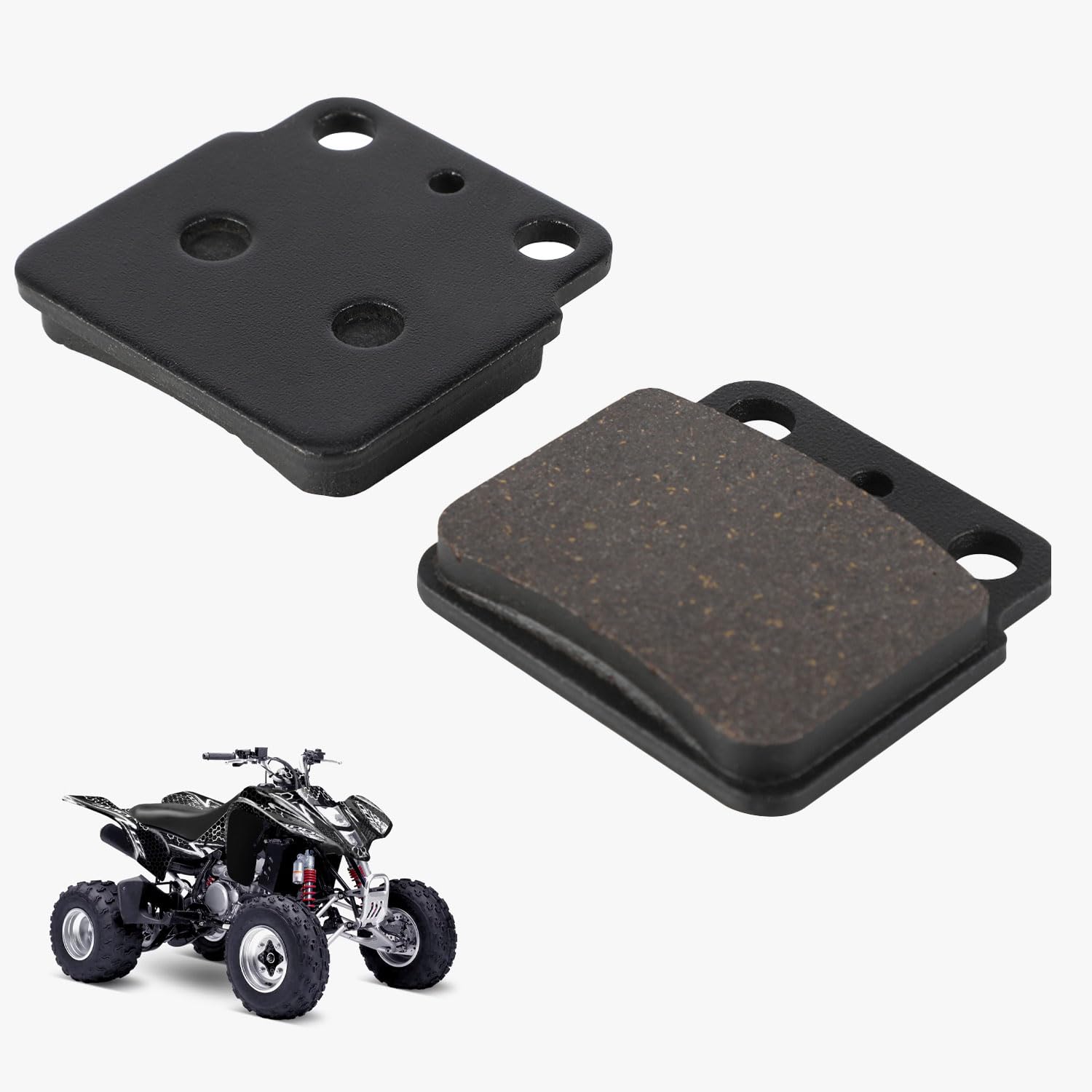 Runfarr Motorrad-Bremsbeläge vorne, Scheibenbremsbeläge vorne für LTZ400 2003–2014, DVX400 2004–200, KFX400 2003–2006 ATV von Runfarr