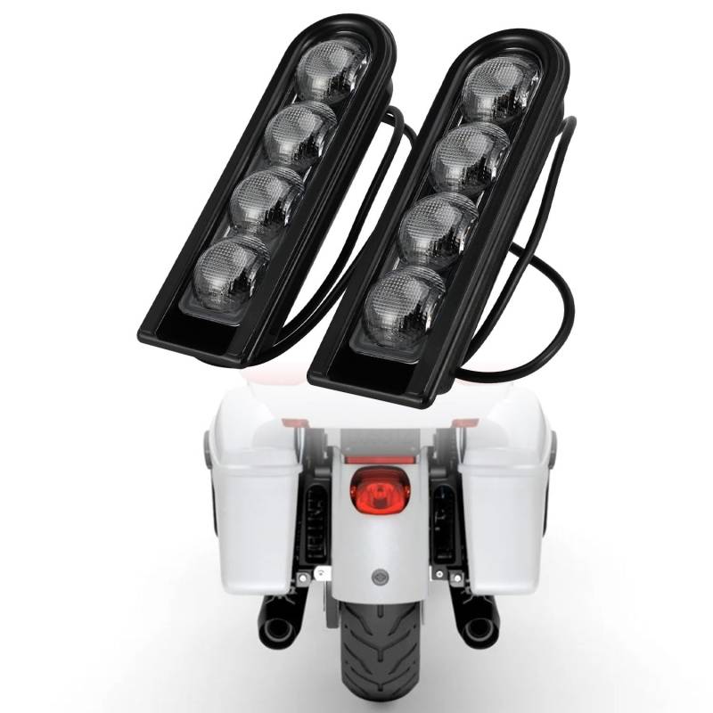 Runfarr Motorrad Bremsrücklichter, Rücklichter, Lampen, DRL Licht für Ultra Limited 2014–2022 von Runfarr