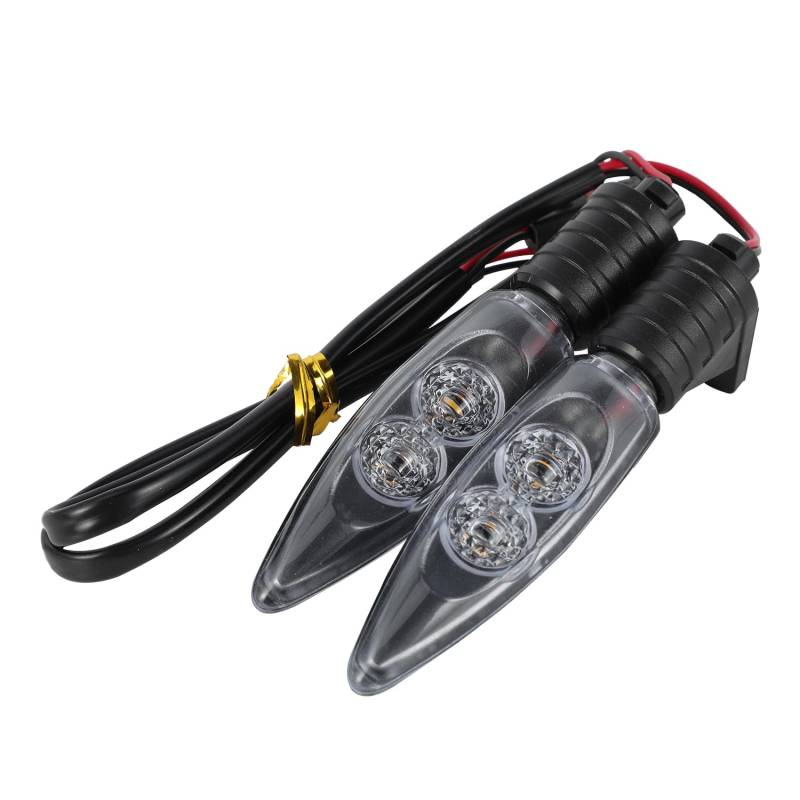 Runfarr Motorrad Front Blinker Lichter, ADV Blinker Licht Blinker Lampe Dual Sport Indicator für R1200 F800 F650GS F700GS von Runfarr