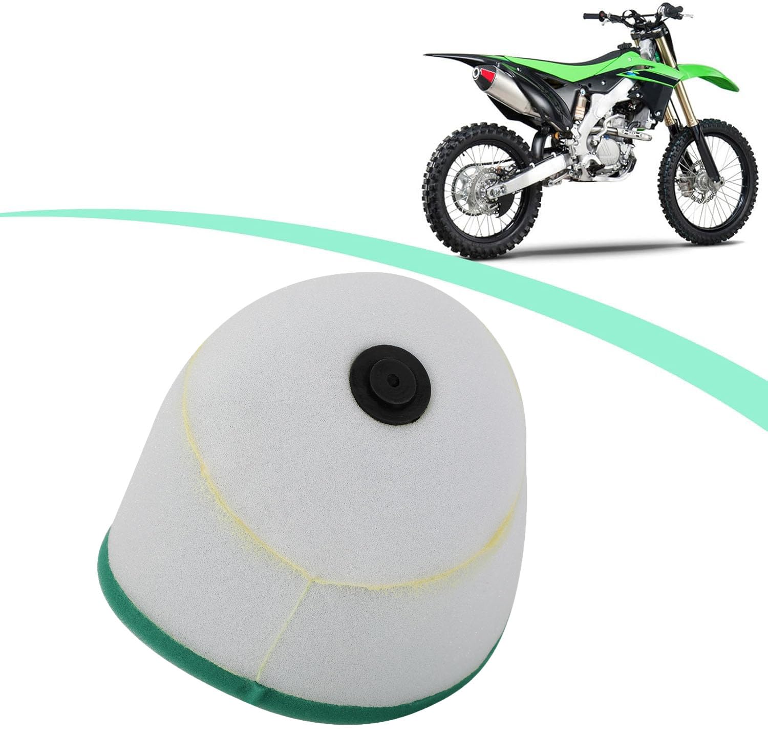 Runfarr Motorrad Luftfilter Ansaugluftfilter Motorrad Ansaugluftfilter Kit für RM RMZ 125 250 CR CRF 125 250 450 YZ YZF WRF 125 250 426 450 KX KXF 125 250 Dirt Pit Bike von Runfarr