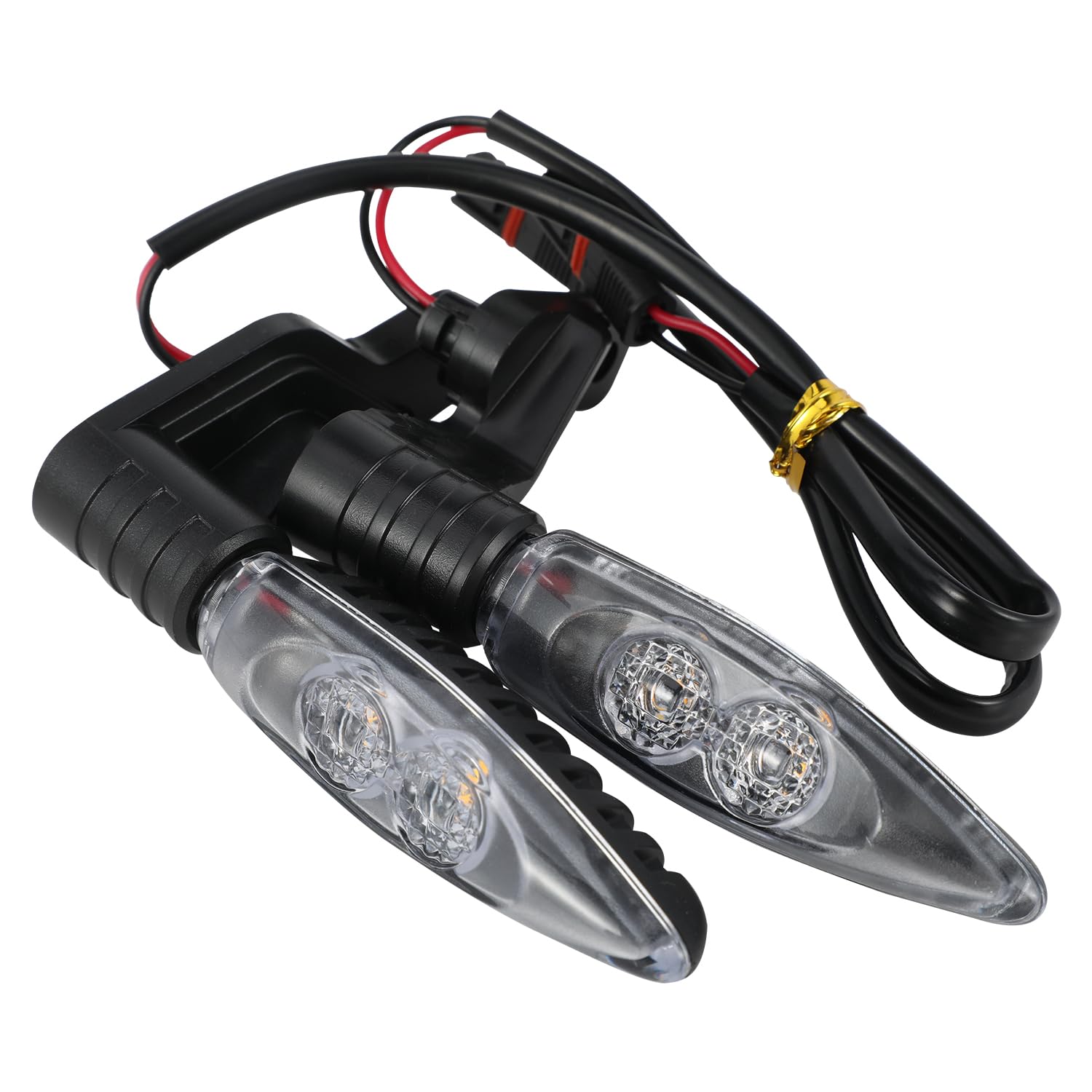 Runfarr Motorrad Rückwärts Blinker Lichter, ADV Blinker Licht Blinker Lampe Dual Sport Indicator für R1200 F800 F650GS F700GS von Runfarr