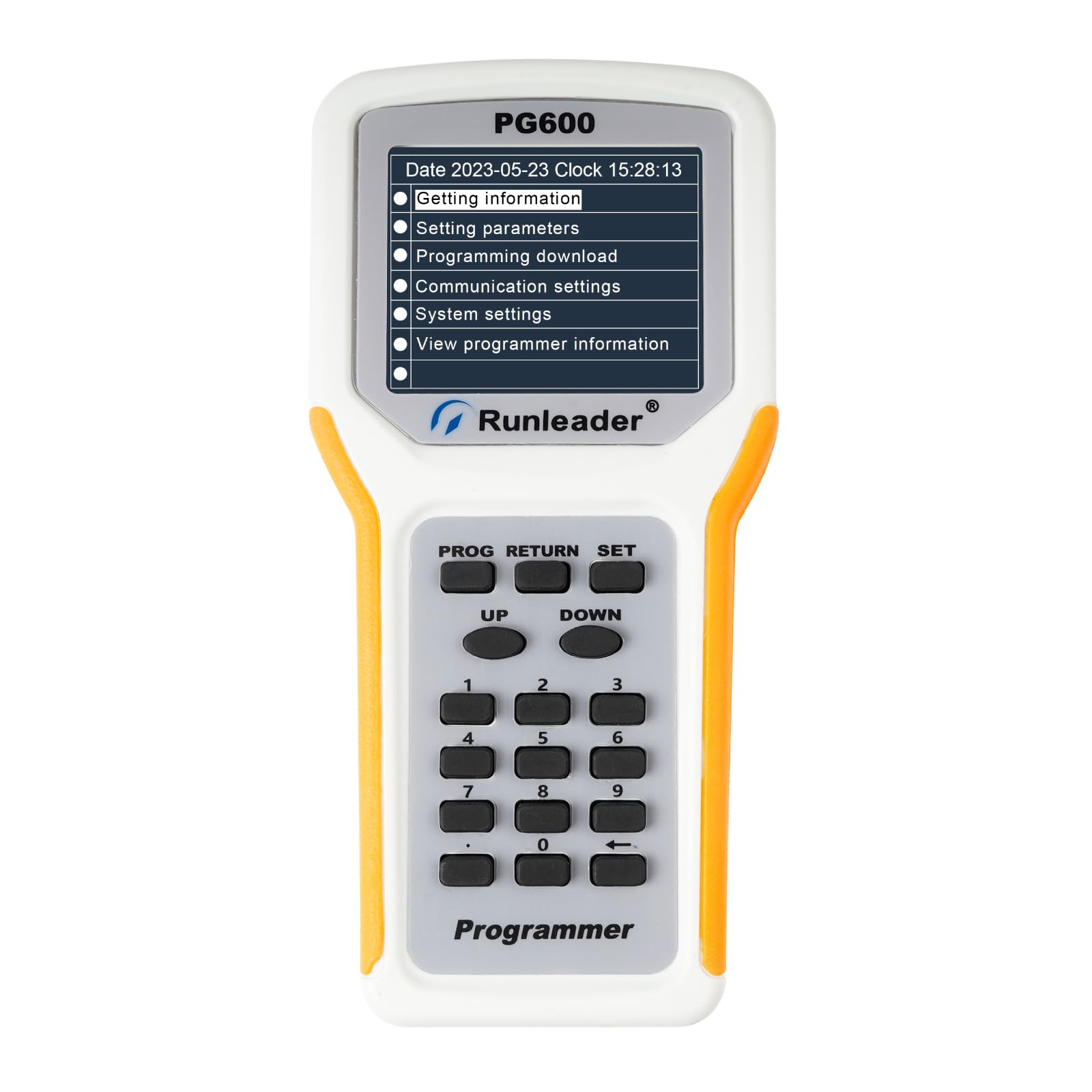 Runleader Digital wiederaufladbarer Programmierer,Datenkommunikation über RS232/eine Leitung/RS486/CAN, Arbeitsparameter für BI001-1 Batterieanzeige,HM008-1 Betriebsstundenzähler von Runleader