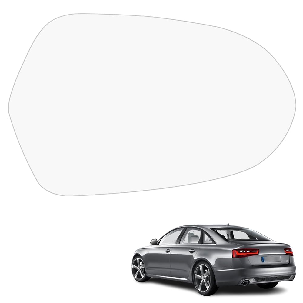 Ruolin Spiegelglas Rechts, Außenspiegel Glas Ersatz Spiegelglas Beheizbar Rechts Kompatibel mit Audi A6 4G 2011-2018 4G0857536 4G0857536B von Ruolin