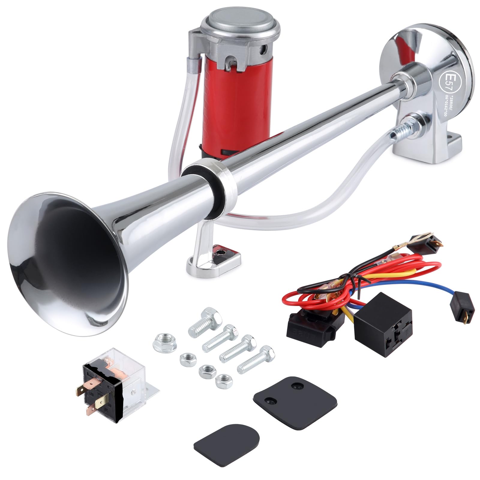 Rupse Hupe Luft Horn Kit, lkw hupe Air Horn mit Kompressor für alle 12V auto LKW PKW Boote Cars Vans von Rupse